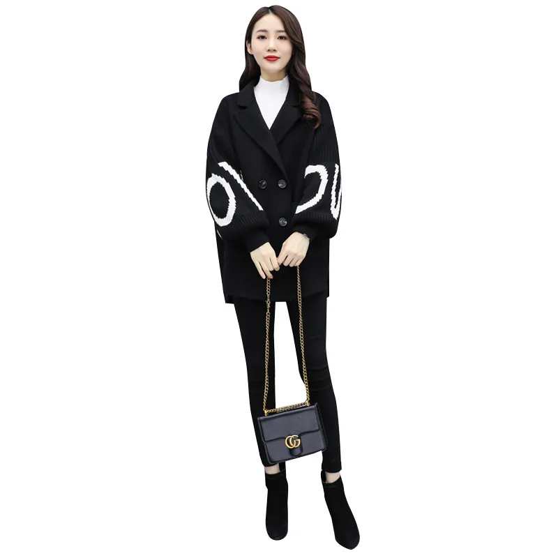 Зимнее женское Шерстяное Пальто новинка 2019 женская одежда удобная теплая