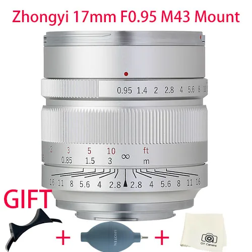 Zhongyi Mitakon Speedmaster 17 мм F/0 95 для микро четырех третей камеры GH4 OMD EM1|Объективы