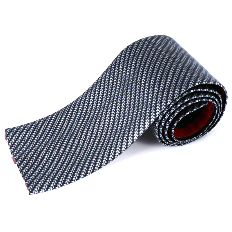 

Carbon Fiber Car Door Sill Sticker Scratch Proof Moulding Strip Car Sticker Protector Door Edge Protective Black
