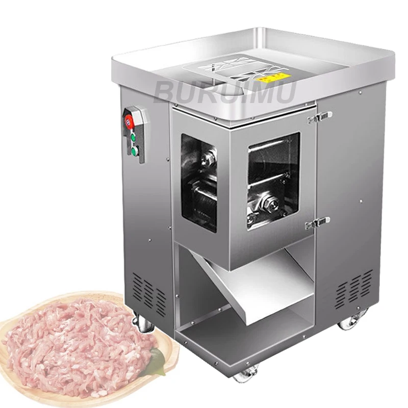 

Meat Slicer Commercial Meat Cutter Stainless Steel Meat Slicing Machine Meat Shredded Diced Machine