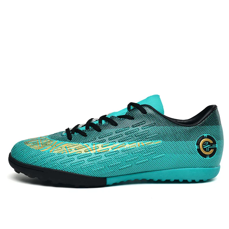 Новый стиль футбольная обувь детская игра газон шипы низкий верх для взрослых