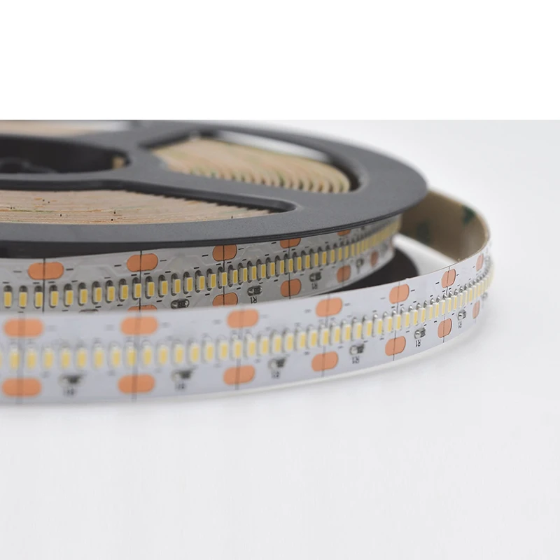 

Миниатюрная Светодиодная лента Cri95 SMD1808, 24 В постоянного тока, 420 светодиодов/м, самая маленькая Светодиодная гибкая лента высокой яркости, суперъяркая лента без тени