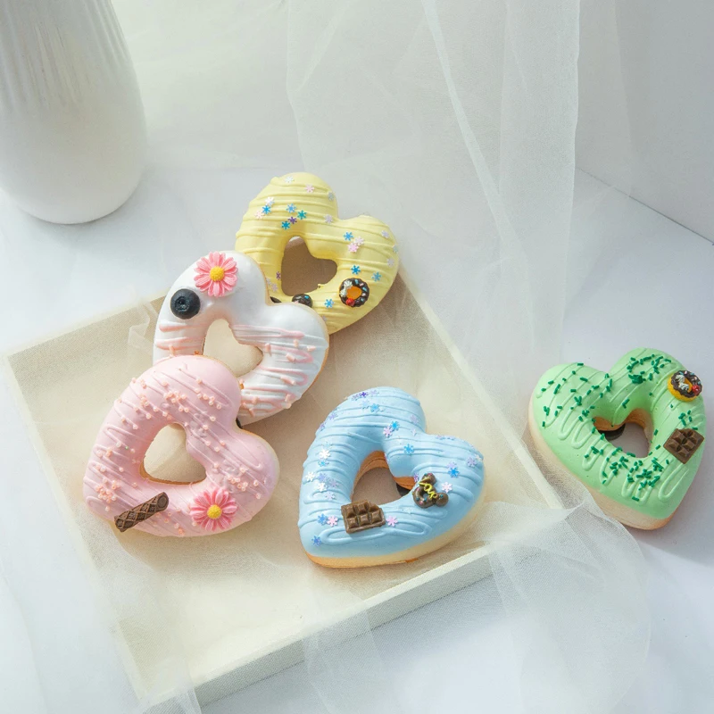 

6pcs Simulation Food Cake Artificial Bread Cake Home Decoration Display Sweet Decortion Fake Bread Fake Food Props