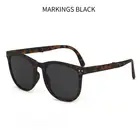 Солнцезащитные очки складные для мужчин и женщин, портативные брендовые складные солнечные очки в стиле ретро, с футляром, UV400, для вождения