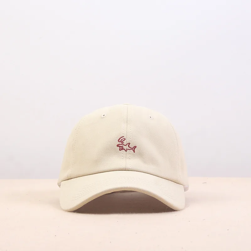 2020 мультяшная вышитая утка хлопковая бейсболка кепка регулируемые Снэпбэк кепки