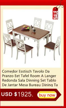 Masasi Sala De Jantar Marmol Tafel Meja Makan кухонный обеденный набор Ретро деревянный круглый стол
