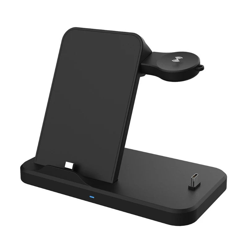 

Watch Wireless Charger For-Samsung -Galaxy Watch 3 Watch Active 1/2 Phone Earbuds Charging Dock Smart Watch 3In1 Charger