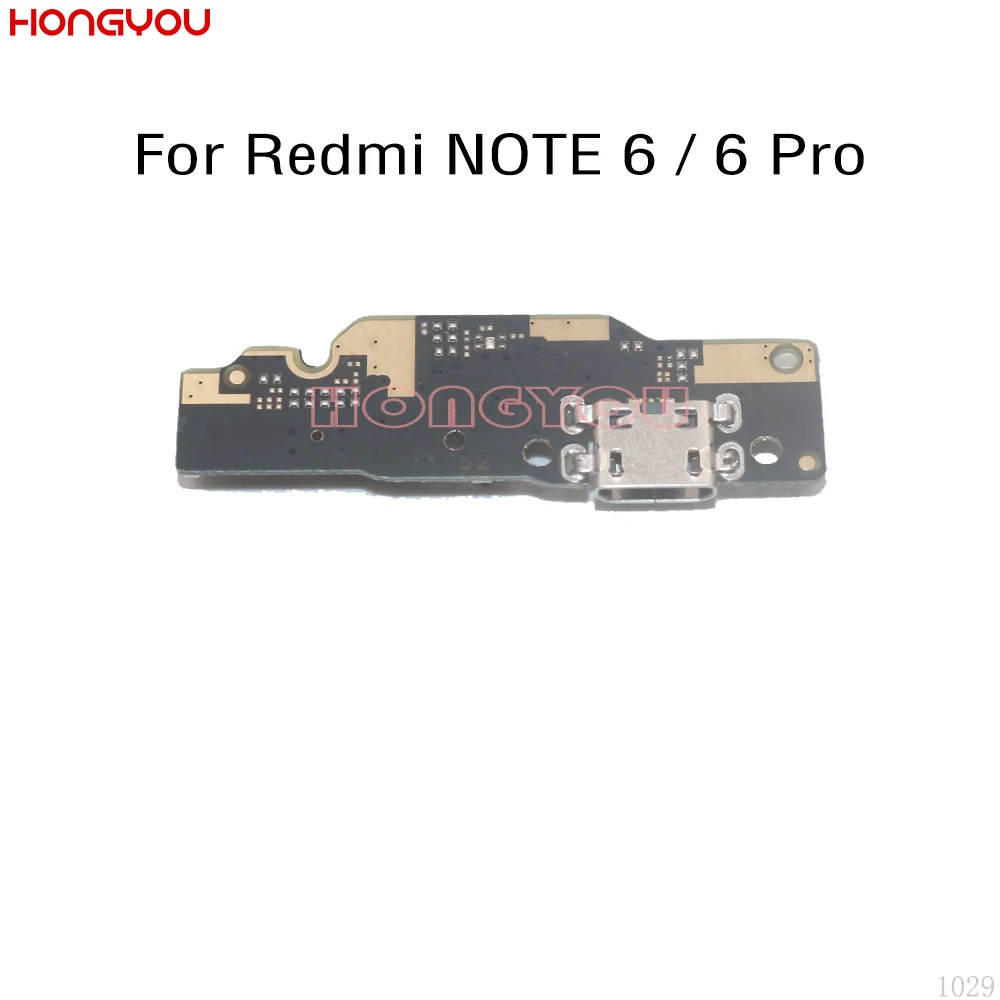 50 шт./лот для Xiaomi Redmi NOTE 6 / Pro USB зарядная док-плата зарядный штекер гнездо разъем