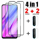 Защитное стекло с полным покрытием для redmi note 9 pro max 9s 9t, пленка для объектива, Защитное стекло для экрана redmi 9 9A 9AT 9C NFC 9T