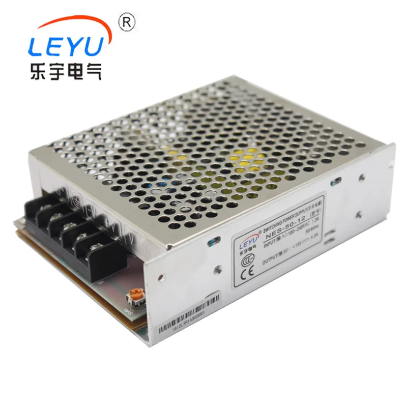 Высокое качество низкая цена Европейский индивидуальный SMPS Leyu NES 50 12 выход 12V 4.2A