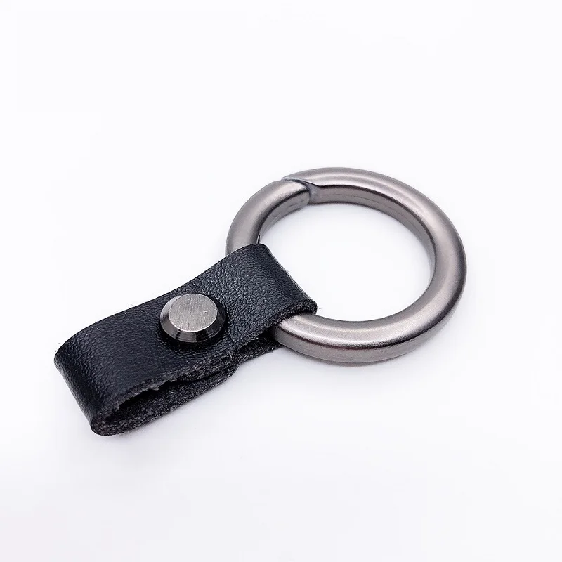 DIY EDC Карманный ключ организовать Смарт брелок кошельки металлический держатель ключей для автомобиля коллектор брелок для ключей кольцо инструмент - Цвет: Key Ring Black