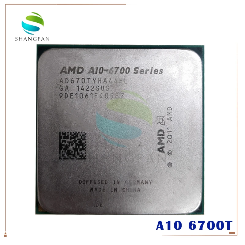 

AMD A10-Series A10-6700 Series A10-6700T A10 6700T A10 6700T 2.5 GHz Quad-Core CPU Processor AD670TYHA44HL Socket FM2