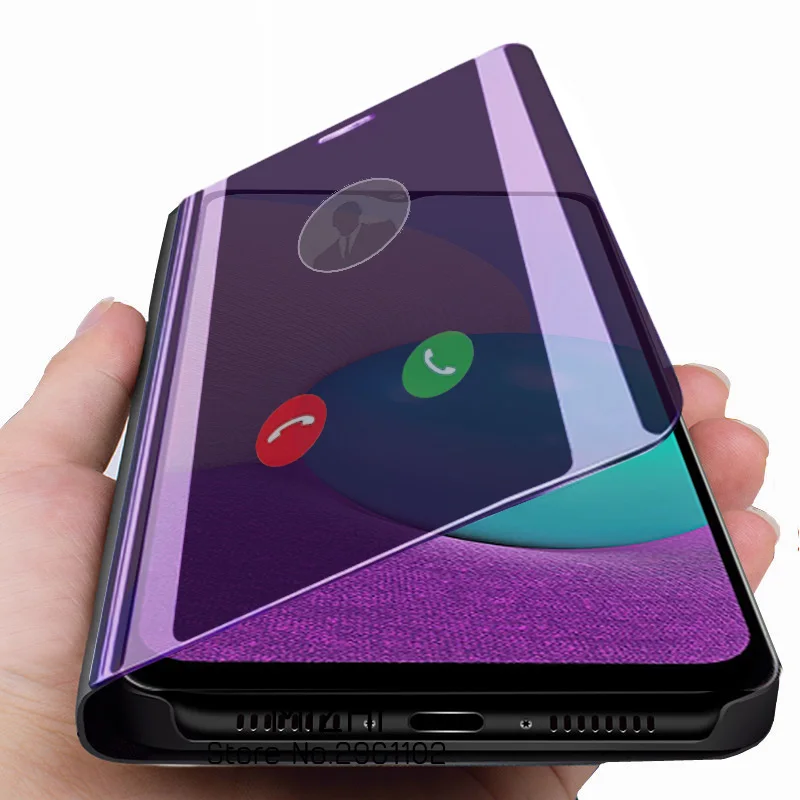 Умный чехол-книжка Sansung a02 зеркальный чехол для samsung galaxy a 02 02a sm-a022f samsun 6 5 дюйма