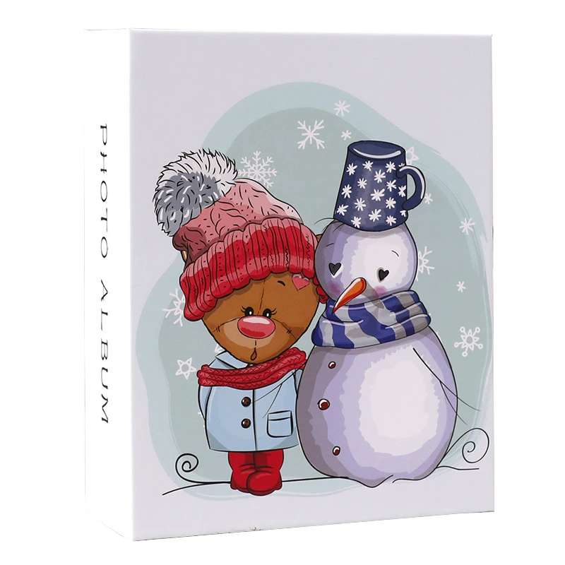 Большой 6 дюймовый внутренний фотоальбом Свадебный с 100 карманами для