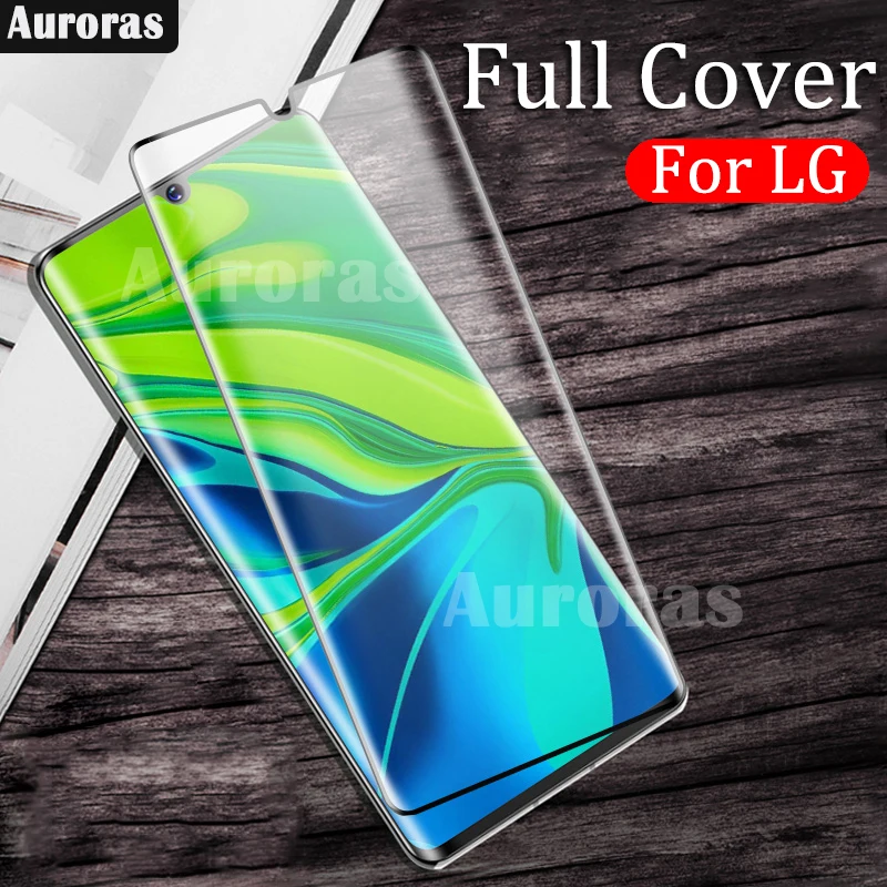 Auroras для LG V50S ThinQ защита экрана стеклянная пленка 9D полное закаленное стекло