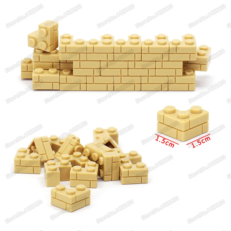 Piece 1x3 Building Blocks Corner Brick Lot Diy Military City Technology Figures Mini Model Moc Child Christmas Birthday Gift Toy | Игрушки и