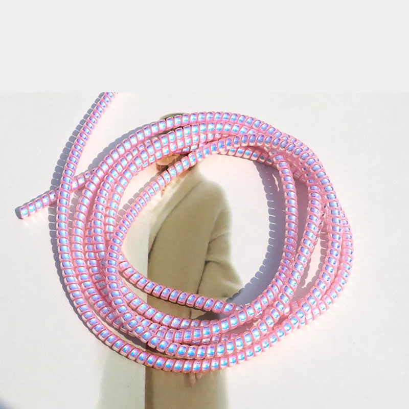 

1.55M Spiral Cable Protector Data Line Plastic Bobbin Winder Protective Charging Earphone Cover