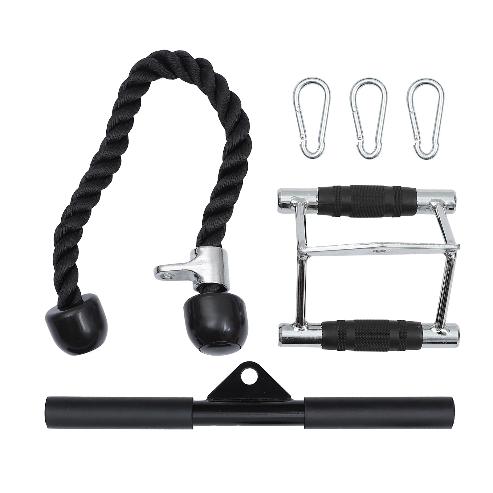 

1 set of Gym Pull Handle Muscles Exercise Pull Down Bar Fitness Pull Down Cord Rope Gym Use Fitness Exercise Body Equipment