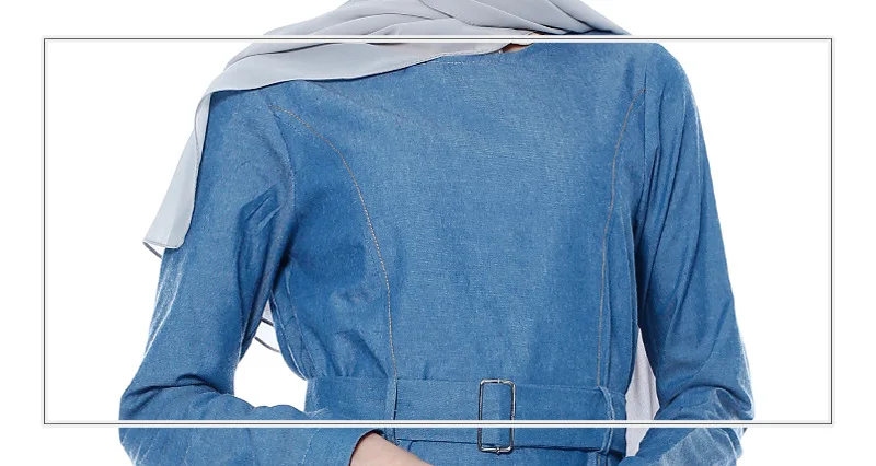 2019 новая джинсовая мусульманская сморщенная юбка карандаш длинное платье труба