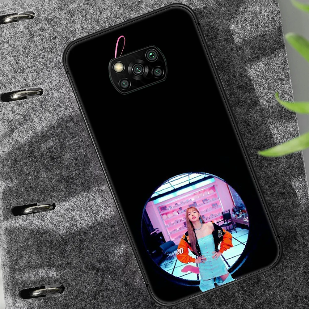 

Art LISA Phone case Cover Hull For Xiaomi Mi A2 A3 8 9 9T Note 10 Se Lite Pro black Cover 3D Coque Pretty Cell Soft Bumper