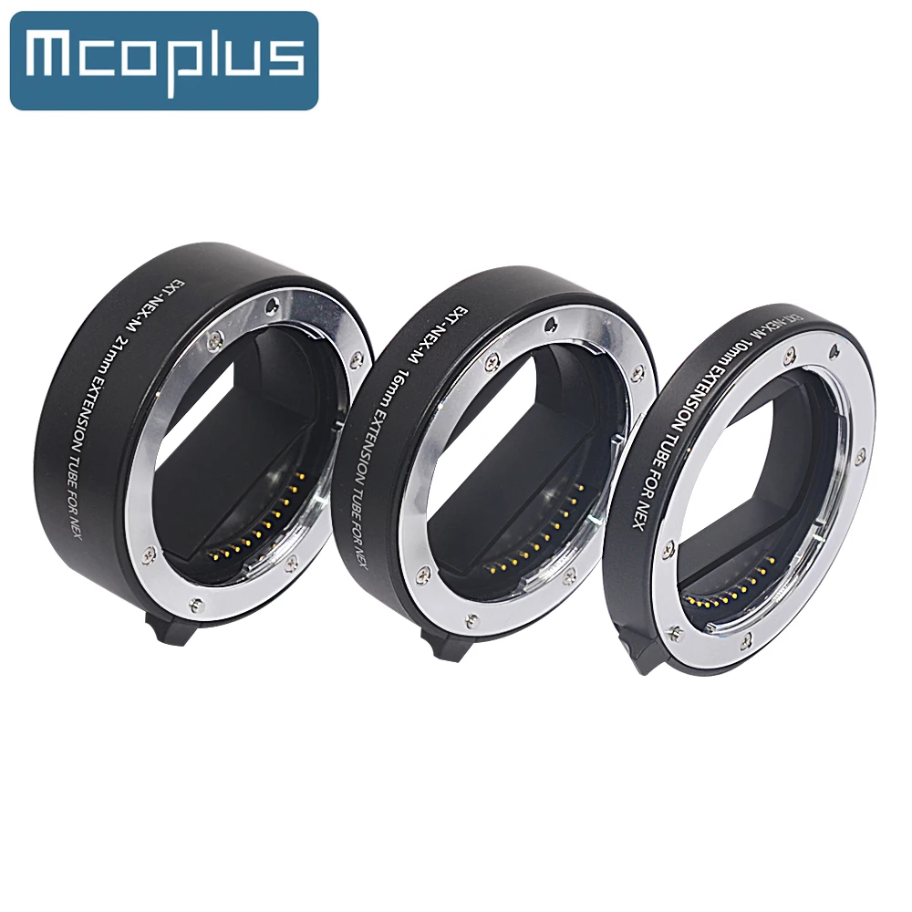 

Удлинительное макрокольцо Mcoplus с автофокусом для Sony E Mount NEX3 NEX5 NEX6 NEX7 A5000 A5100 A7 A7II A7III A6000 A6300 A6400 A9