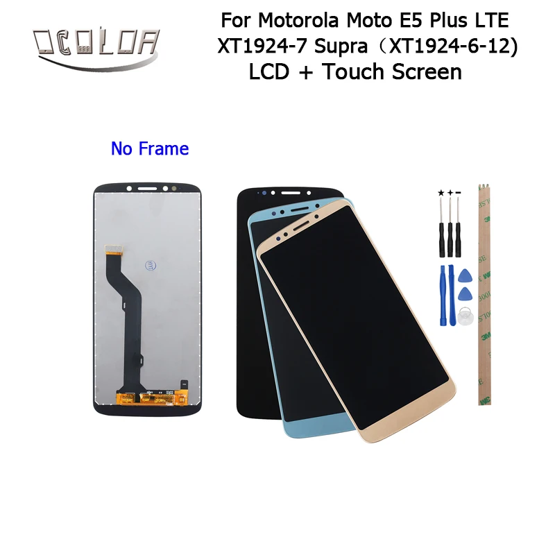 Ocolor для Motorola Moto E5 Plus LTE XT1924 7 ЖК дисплей + сенсорный экран 159 мм 6 0 &quotдля 12