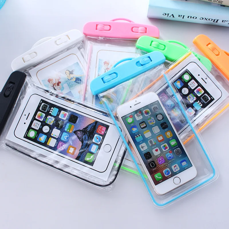 

Summer Luminous Waterproof Pouch Swimming Gadget Beach Dry Bag Phone Case Cover Camping Skiing Holder For Cell Phone 3.5-6Inch