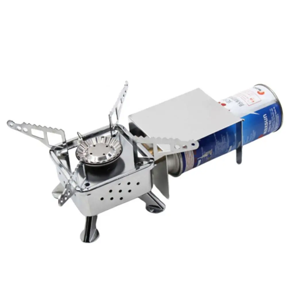 

Mini Portable Outdoor Camping Picnic Folding Windproof Cooking Gas Burner Stove