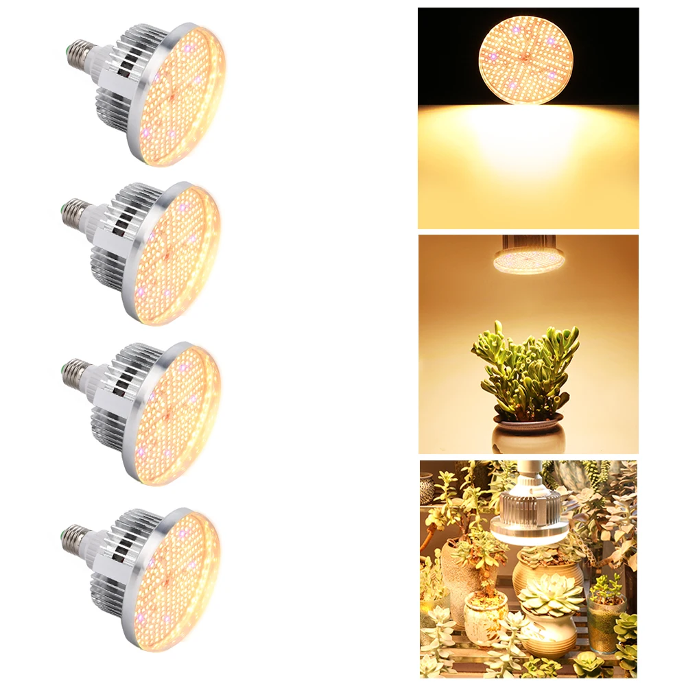 4pcs/Lot New E27 150W Warm White Led Plant Lamp Indoor Potted Flowers Vegetables Phyto Bulb for Wholesaler Retailer and Grower
