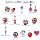 Подвески-фонарики женские из серебра 925 пробы, для браслета, подвески-рыбки