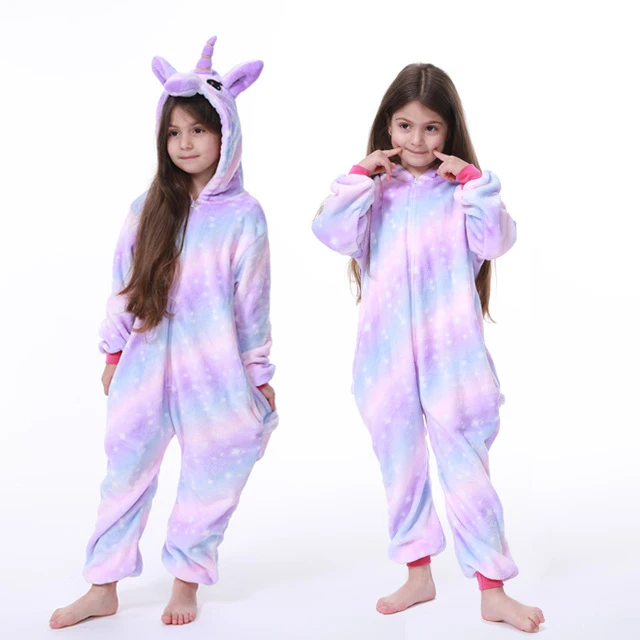Fish Scale DuPi Kigurumi/пижамы с единорогом для взрослых и детей; Одинаковая одежда для семьи с изображением животных для мамы и дочки; зимние фланелевые пижамы для женщин и детей - Цвет: Fish Scale DuPi