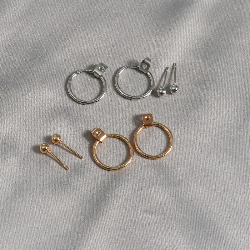 Модные новые серьги в стиле панк 2019 темпераментные простые и универсальные