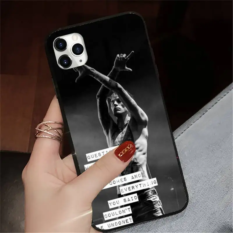 

Machine Gun kelly famous singer luxury shell Phone Case cover for iPhone 11 12 pro XS MAX 8 7 6 6S Plus X 5S SE 2020 XR