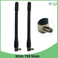 2pcs 3g 4g lte antenna 3dbi iot ts9 plug connector antena 1920 2670 mhz antenne for huawei modem wireless lte repeater antennas