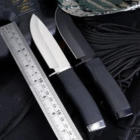 outdoor straight cs hunting knife tactical survival sharp fixed blade camping knife tools with knife cover