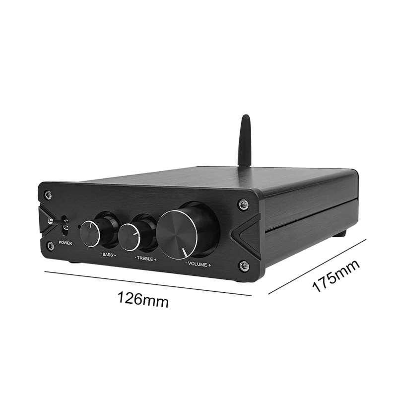 Hifi Bluetooth 5 0 Tpa3116 2 стерео усилитель мощности Аудио 100 Вт x2 Pcm5102A декодирующий Dac для