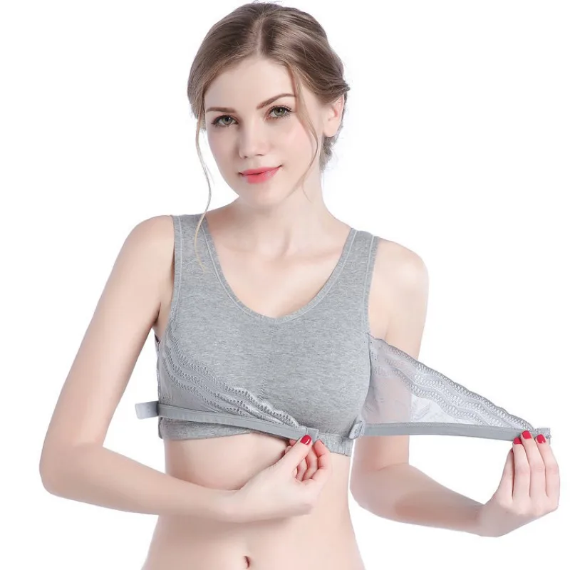 Женское нижнее белье хлопковый бесшовный удобный бюстгальтер без косточек