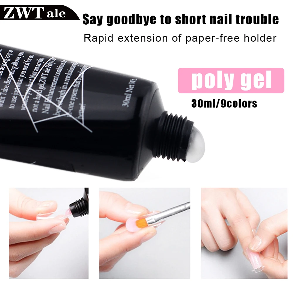 V Love Poly gel 9 цветов 30 мл УФ гель для ногтей Быстрый строительный Гель лак