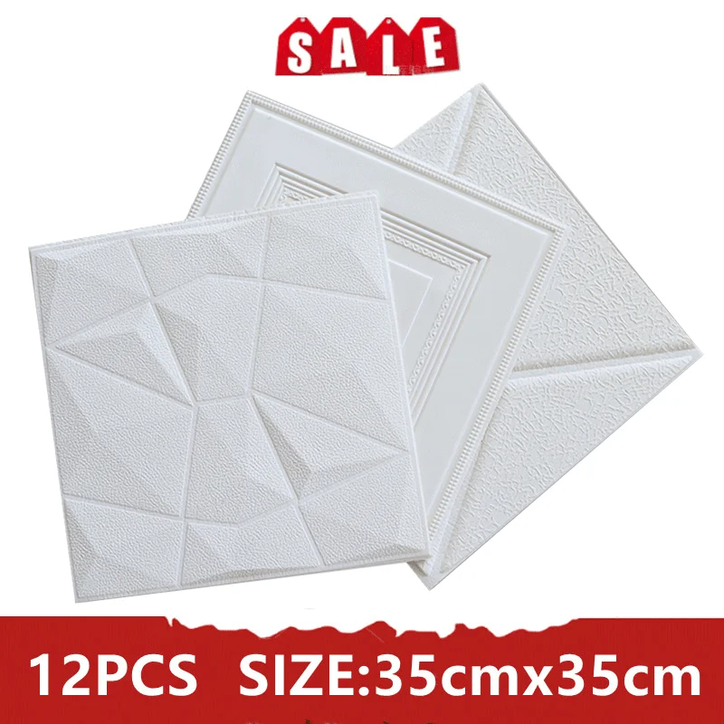 Самоклеящиеся обои из пены настенные 3D панели для гостиной наклейки на стену в