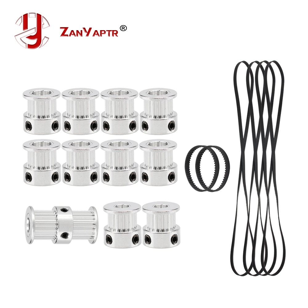 Ремневой шкив UM2 Ultimaker2 2GT 6 мм 20 зубьев отверстие 5 8 ремешок с замкнутой петлей