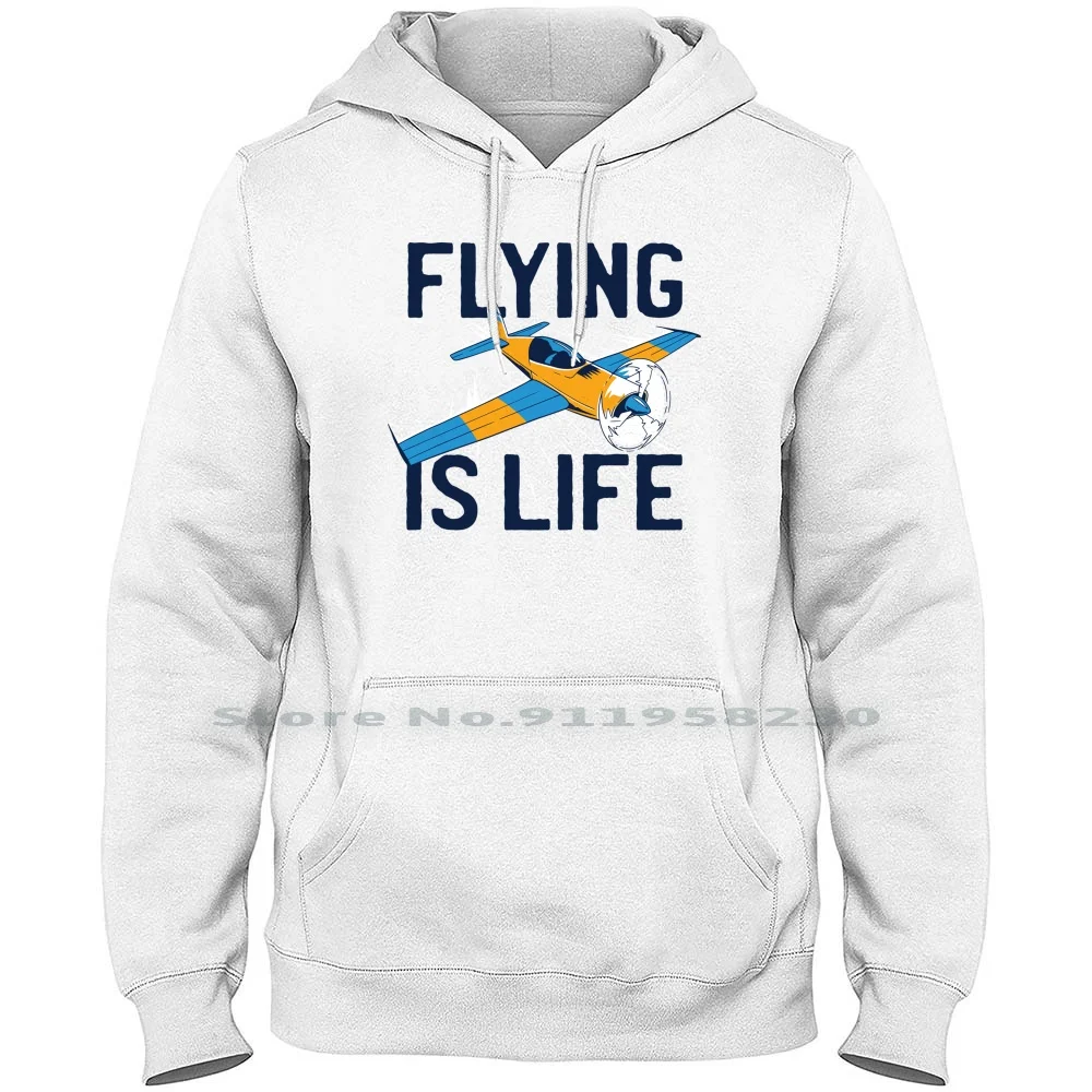 

Flying Is Life Men Women Hoodie Sweater 6XL Big Size Cotton Cartoon Flying Movie Lying Comic Ying Tage Game Yin Fly Age Ny