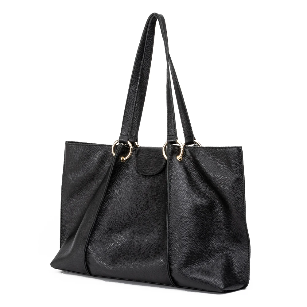 GIONAR RFID Handcrafted Cowhide Leather Handbags for Women Designer Large Transport Tote Sets Work Practical Shoulder Bags