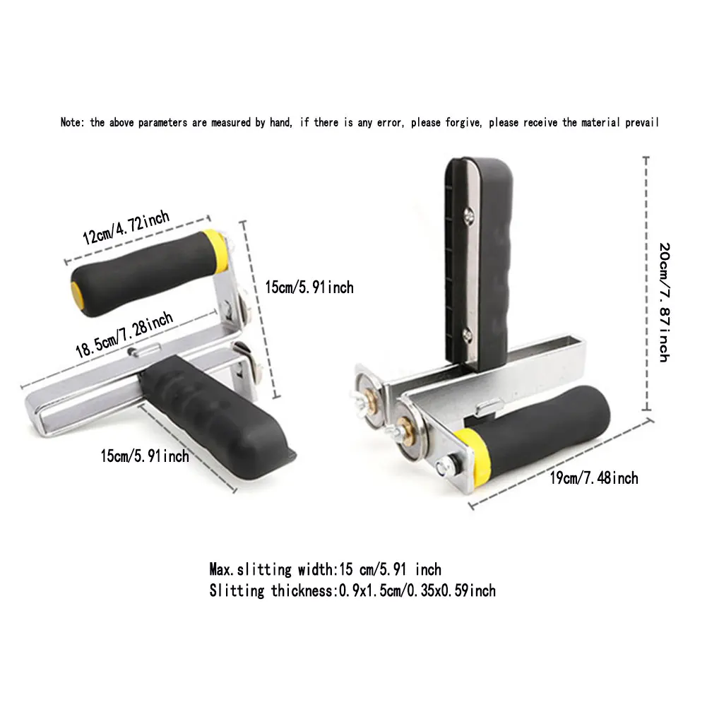 

Gypsum Board Cutting Tool woodworking Hand Push Drywall Cutting Artifact Tools with Scale 9-15mm Max Width 15mm for Gypsum