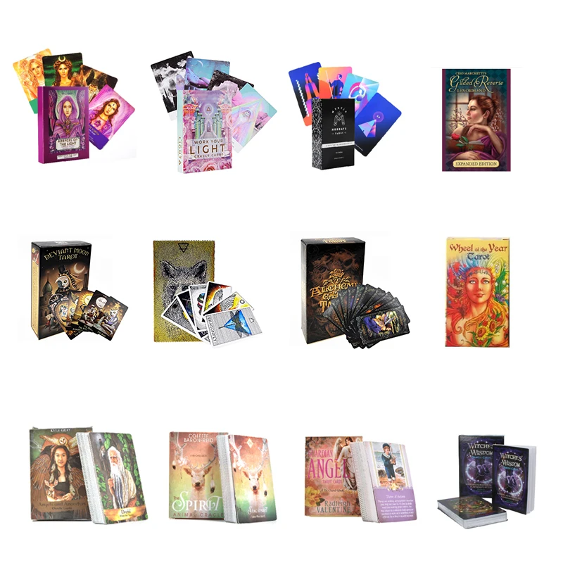 Карты Tarot, настольные игры с изображением судьбы и Таро, подарок на английском языке для всей семьи вечерние игральные карты для игр, развлеч...