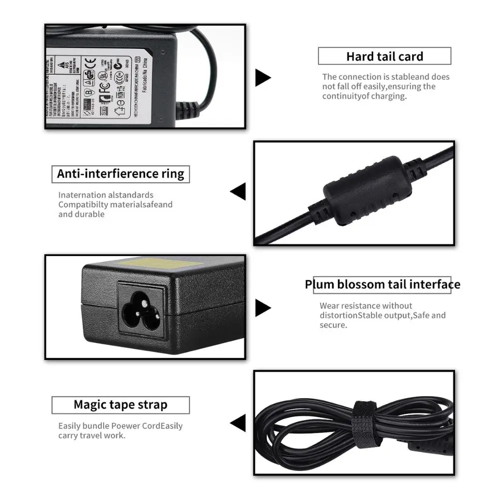 

30W DC 14V 2.14A Charging Adapter For Samsung SyncMaster Display Monitor Power Charging Adapters Short Circuit Protection