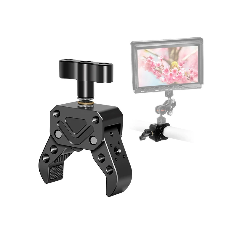 Зеркальными камерами Камера C Тип Краб когти зажим энергичный клип штатив с 1/4