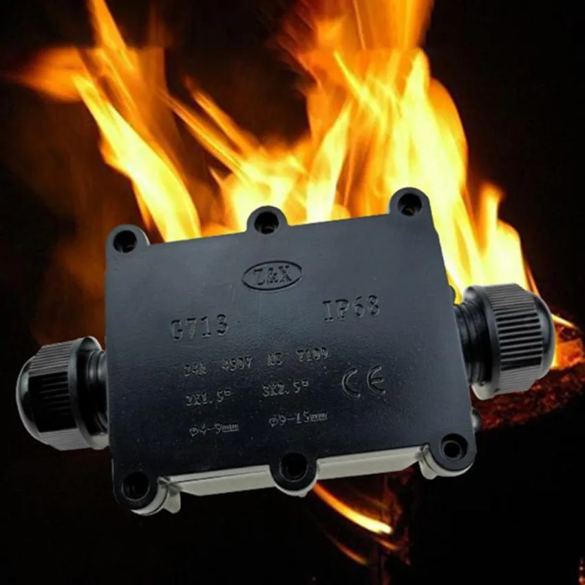 IP68 водонепроницаемая распределительная коробка 2-ходовая 3-ходовая 4-15 мм