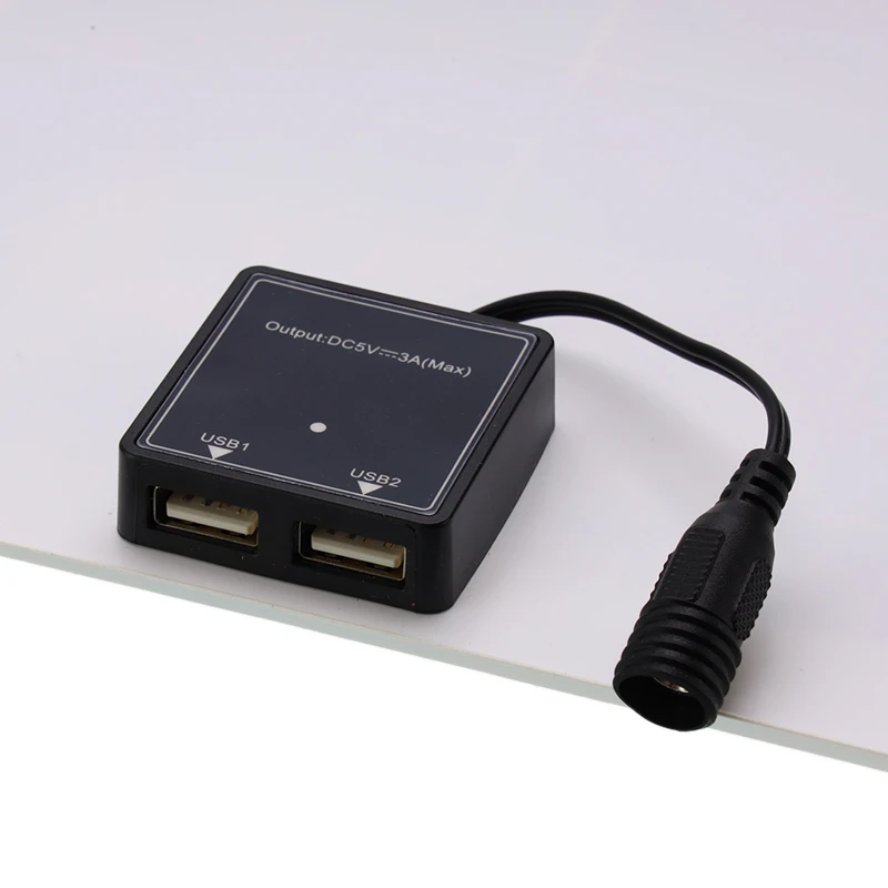 

50W Portable Solar Panel USB 5V Double USB Power Bank Board External Battery Charging Solar Cell Board Crocodile Clips