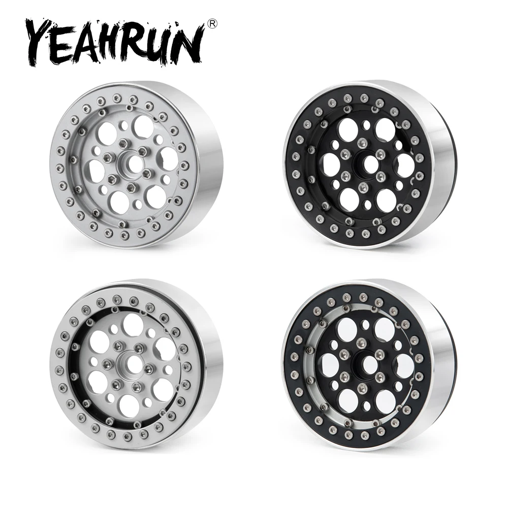 

YEAHRUN 1,9 ''металлический сплав Beadlock Колесные диски ступицы для Axial SCX10 D90 Traxxas Φ 1/10 RC Rock Crawler автомобильные аксессуары