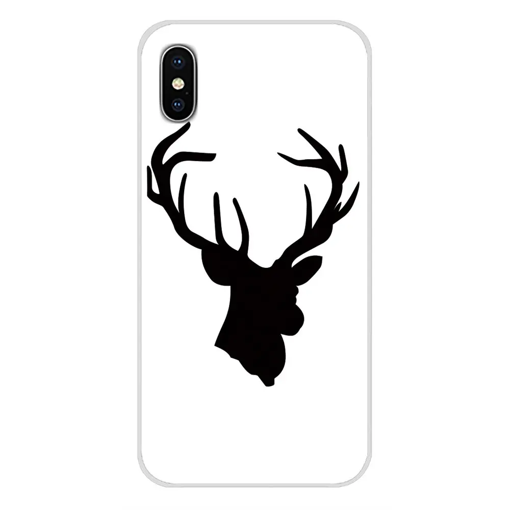 images 7 Для Apple IPhone X XR XS 11Pro MAX 4S 5s 5C SE 6S 7 8 Plus ipod touch 5 6 Browning для охоты на оленя ГОЛОВА ТПУ прозрачные чехлы - Цвет: images 7